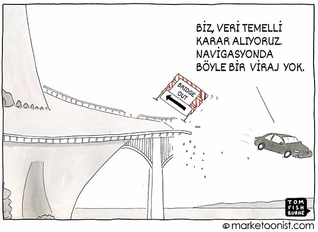 BİZ, VERİ TEMELLİ KARAR ALIYORUZ. NAVİGASYONDA BÖYLE BİR VİRAJ YOK.